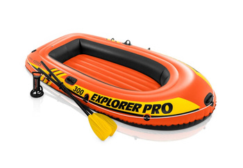 Intex Children's Inflatable Boat Explorer Pro300 244x117x36 58358NP - Perfect for Water