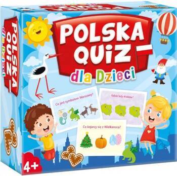 KANGUR PL Game Poland Quiz for children 75604 - Educational quiz game