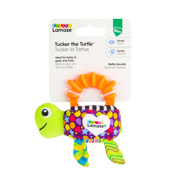 Lamaze Turtle teether and rattle for babies L27048