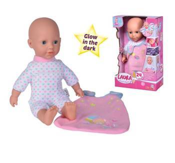 Laura baby doll with melody 30cm 514-0199