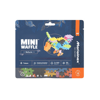 MARIOINEX Mini waffle blocks Nat.50el Tukan 06118