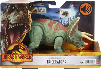 MATTEL JURASSIC WORLD Triceratops Wild Roar HDX34 - Interactive Dinosaur