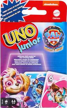 MATTEL UNO Junior Paw Patrol HPY62 card game