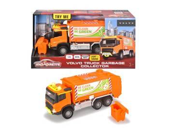 Majorette Volvo garbage truck with light and sound for children 374-3000