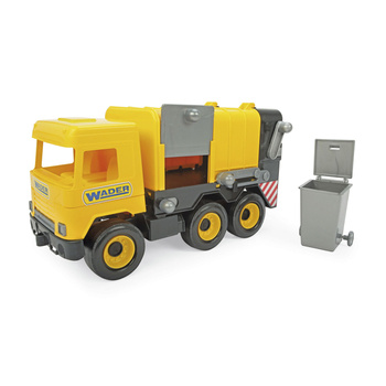 Middle Truck Garbage truck yellow 32123