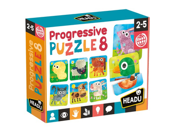 Progressive puzzles for children 3+