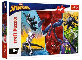 Puzzle 100 pieces Spider-Man upside down 16347