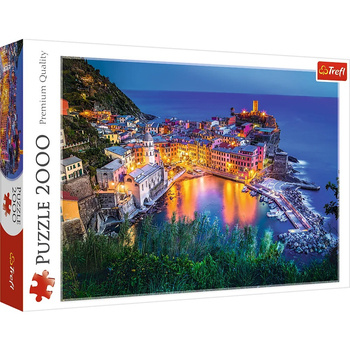 Puzzle 2000 Vernazza at dusk 27086 - Landscape puzzle