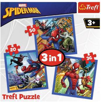 Puzzle 3in1 Spider-Man Spider Force for Children 34841