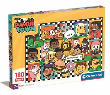 Puzzle Clementoni 180 SuperKolor Emoji Town 29066