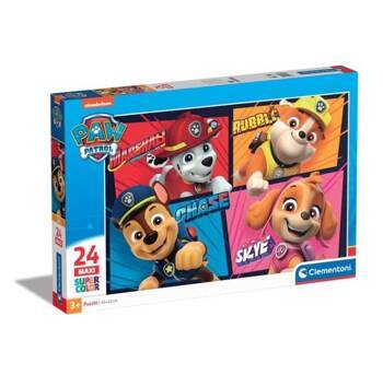 Puzzle Clementoni 24 Maxi SuperKolor Paw Patrol 24238