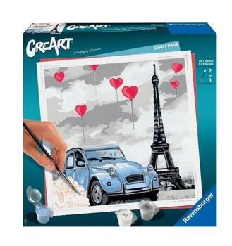 Ravensburger painting by numbers CreArt Paris 28996