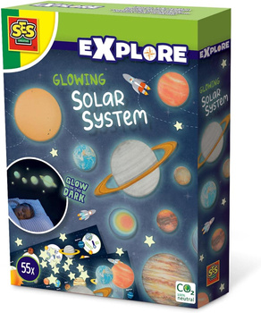 SES Creative solar system for children glowing at night 25123