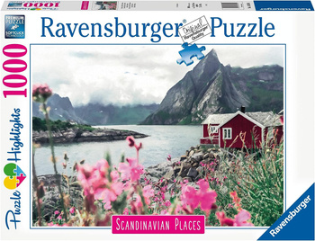 Scandinavian puzzle 1000 pieces Lake house 167401