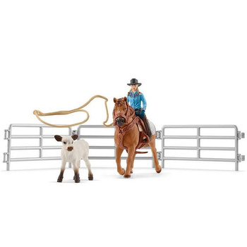 Schleich Cowboy Boots and Lassoing Set 42577