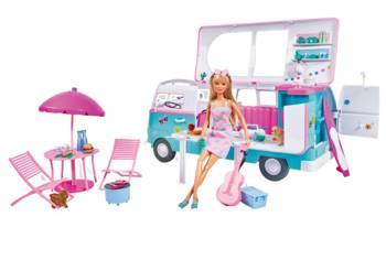 Steffi doll with camper 573-3523