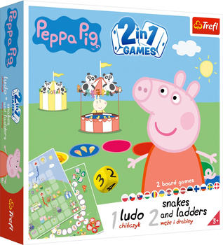 TREFL PL GAME 2in1 Chinese/Snakes and Ladders Peppa 02067