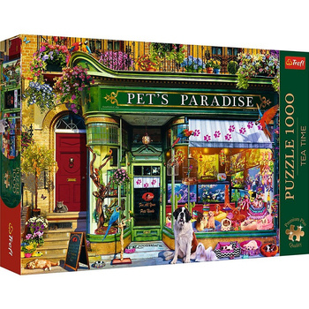 TREFL PUZZLE 1000 pieces PremPlus TeaTime Animal Paradise 10841