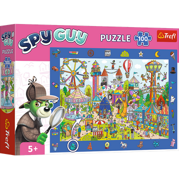 Trefl Puzzle 100 pieces - SpyGuy observation puzzle Amusement City 15592