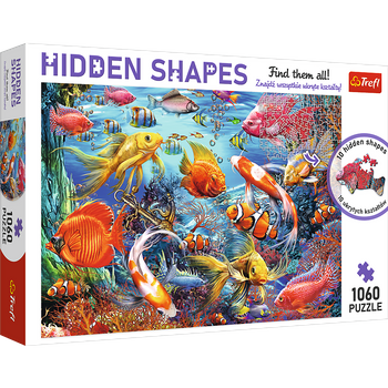 Trefl Puzzle 1000 pieces HiddenShapes Underwater Life 10676