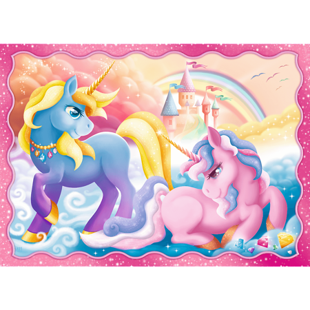 4in1 puzzle Unicorns and magic 34389