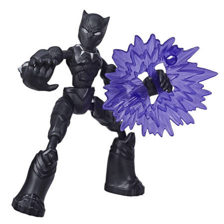 Avengers Figure Bend&Flex Black Panther E7868 - Marvel Superhero