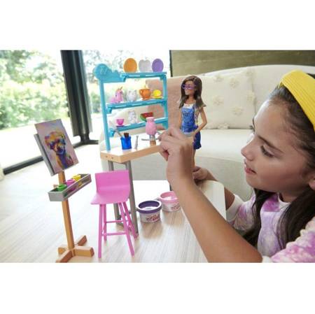 Barbie Art studio set + HCM85 doll