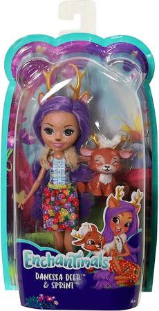 Barbie Enchantimals doll and pet DVH87/FXM75