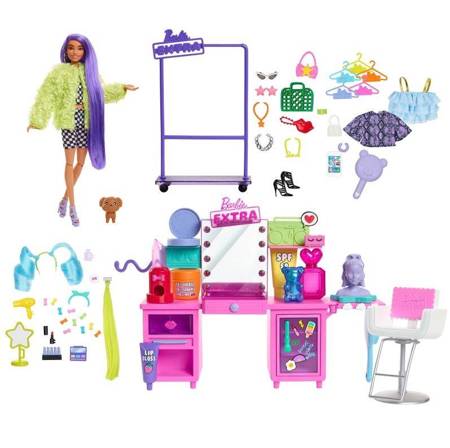 Barbie Extra Moda doll with dressing table GYJ70