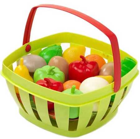 Basket with vegetables and fruits 2 colors 7600000966