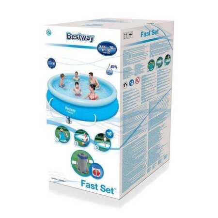 Bestway Expansion pool 366x76cm with filter pump and inflatable collar B57274