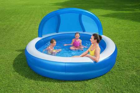 Bestway Inflatable pool with roof 241x241x140 cm B54337 84125