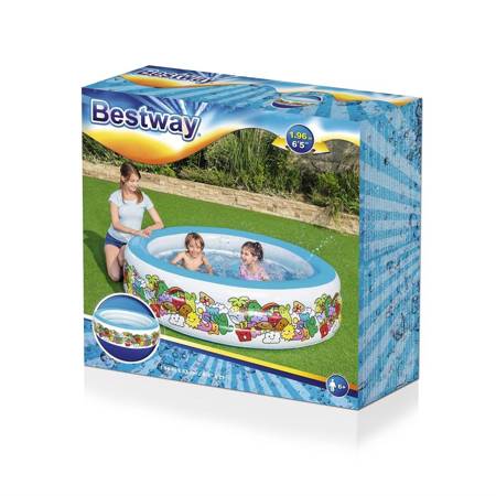 Bestway inflatable pool 196x53cm B51122 - perfect for the garden