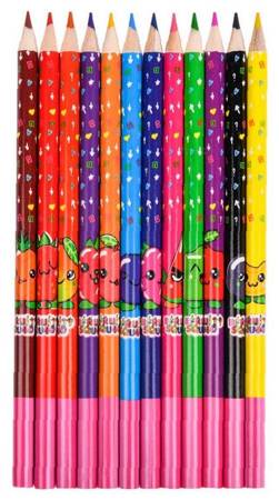 CANENCO FRUITYSQUAD scented crayons 12 pcs FS60355