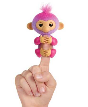 COBI FINGERLINKS purple monkey Charlie toy 3117