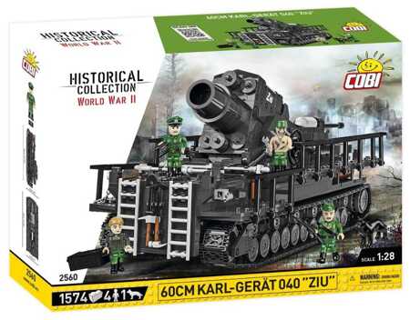 COBI Historical Collection World War II Self-Propelled Mortar 60cm Karl-Gerat 040ZU 1574kl 2560