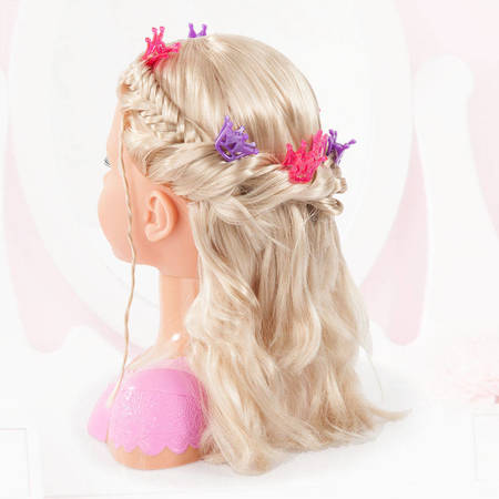 Charlene blonde styling head with accessories 90088AA