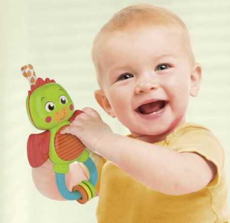 Clementoni BABY Interactive rattle Dragon for children 17838