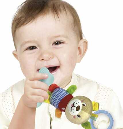 Clementoni BABY Soft rattle Dog for babies 17824