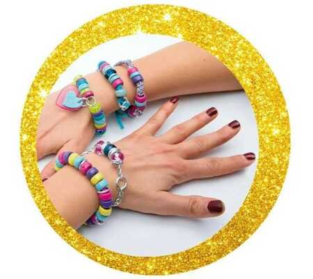 Clementoni Crazy Chic - Set for creating colorful bracelets 78415