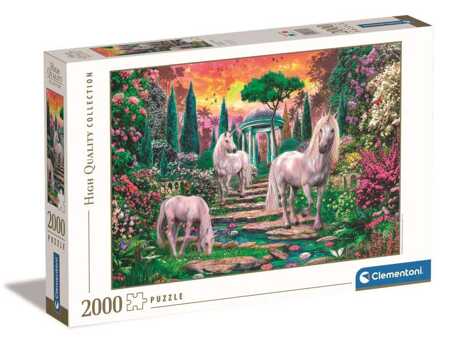 Clementoni Puzzle 2000 HQ Classic Garden Unicorns 32575