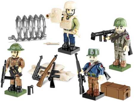 Company of Heroes 3 figures building blocks accessories 3041