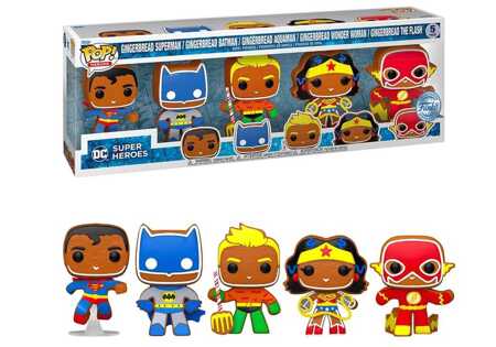 FUNKO DC SUPER HEROES Gingerbread 5pack 66450