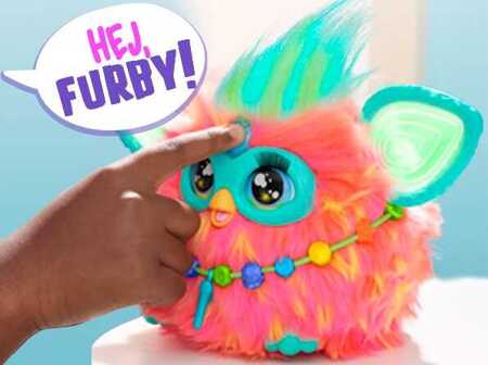 FURBY coral interactive mascot F6744