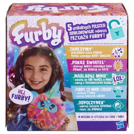 FURBY coral interactive mascot F6744