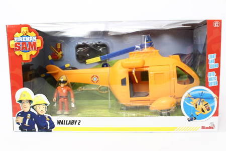 Fireman Sam Helicopter Wallaby + Figure 925-2576