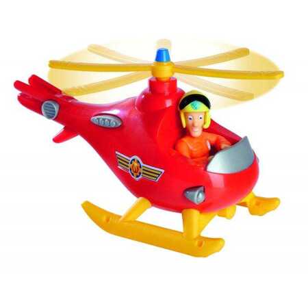 Fireman Sam Helicopter Wallaby with Tom Figure 925-2507