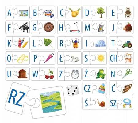 I'm getting to know the letters - educational puzzle game 05581