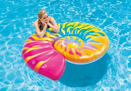 Intex Mattress rainbow shell 58791 - inflatable beach mattress