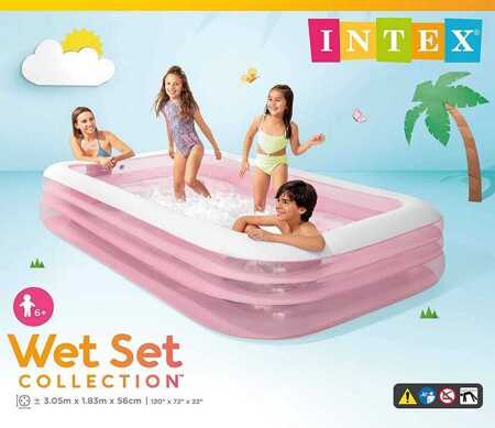 Large family swimming pool Intex 305x183x56 58487np